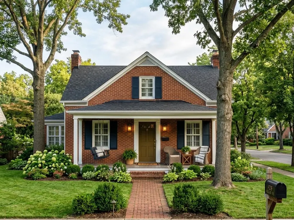 A beautiful, welcoming brick home in Louisville, Kentucky